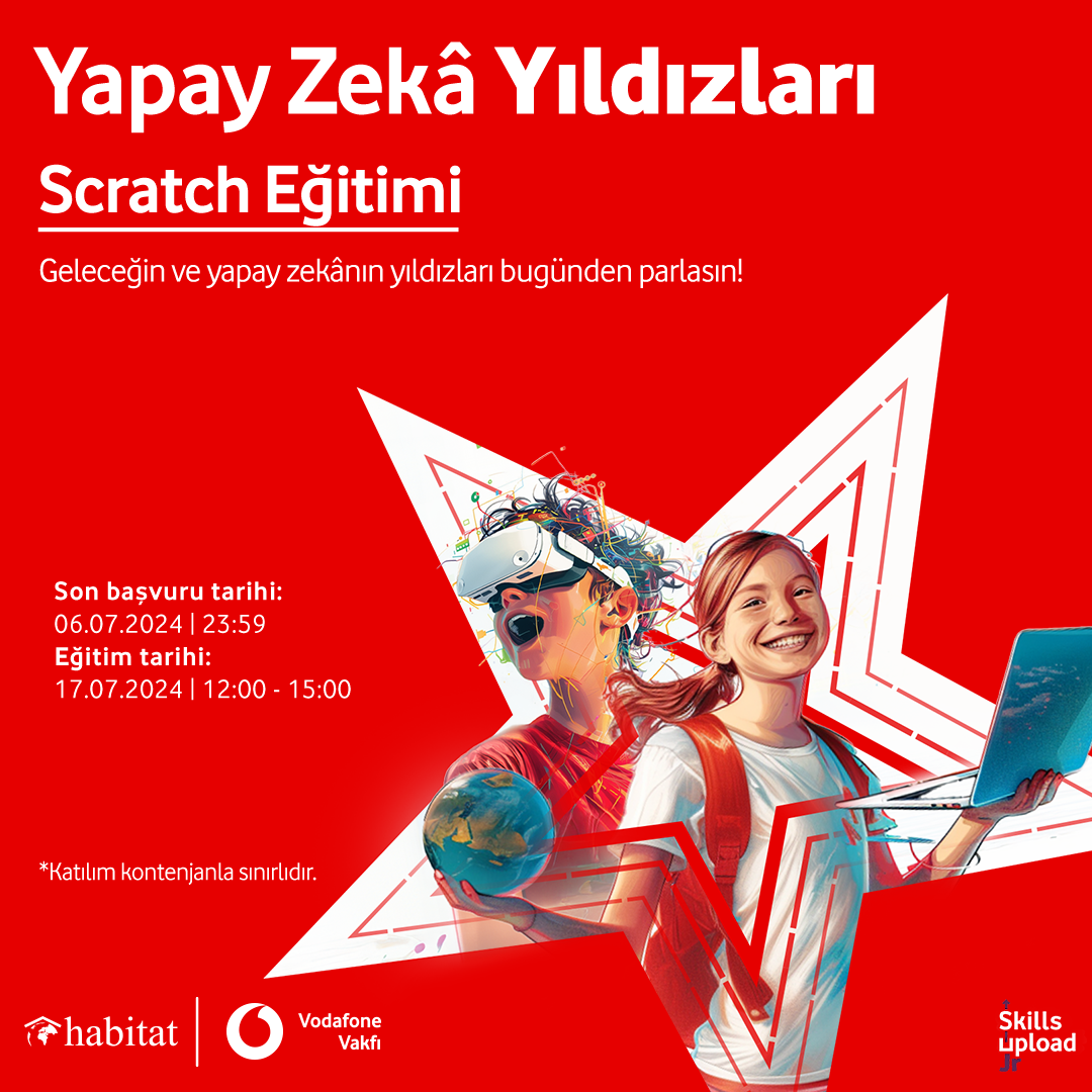 Yapay Zeka Yıldızları Projesi Scratch Eğitimi