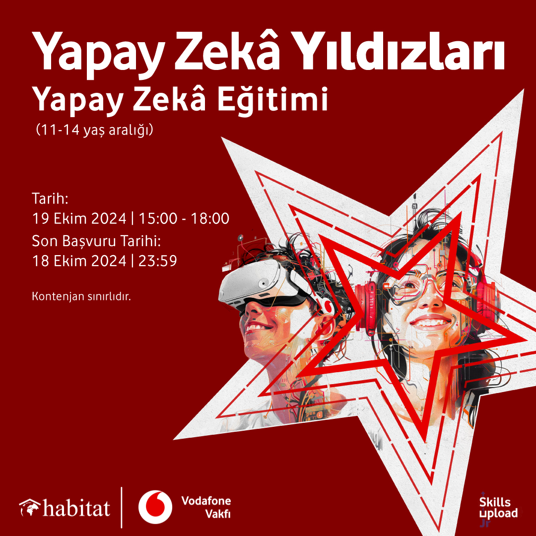 Yapay Zeka Yıldızları Projesi Yapay Zeka 101 Eğitimi - Habitat Derneği